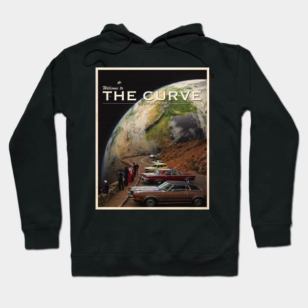 THE CURVE POSTCARD. Hoodie by LFHCS